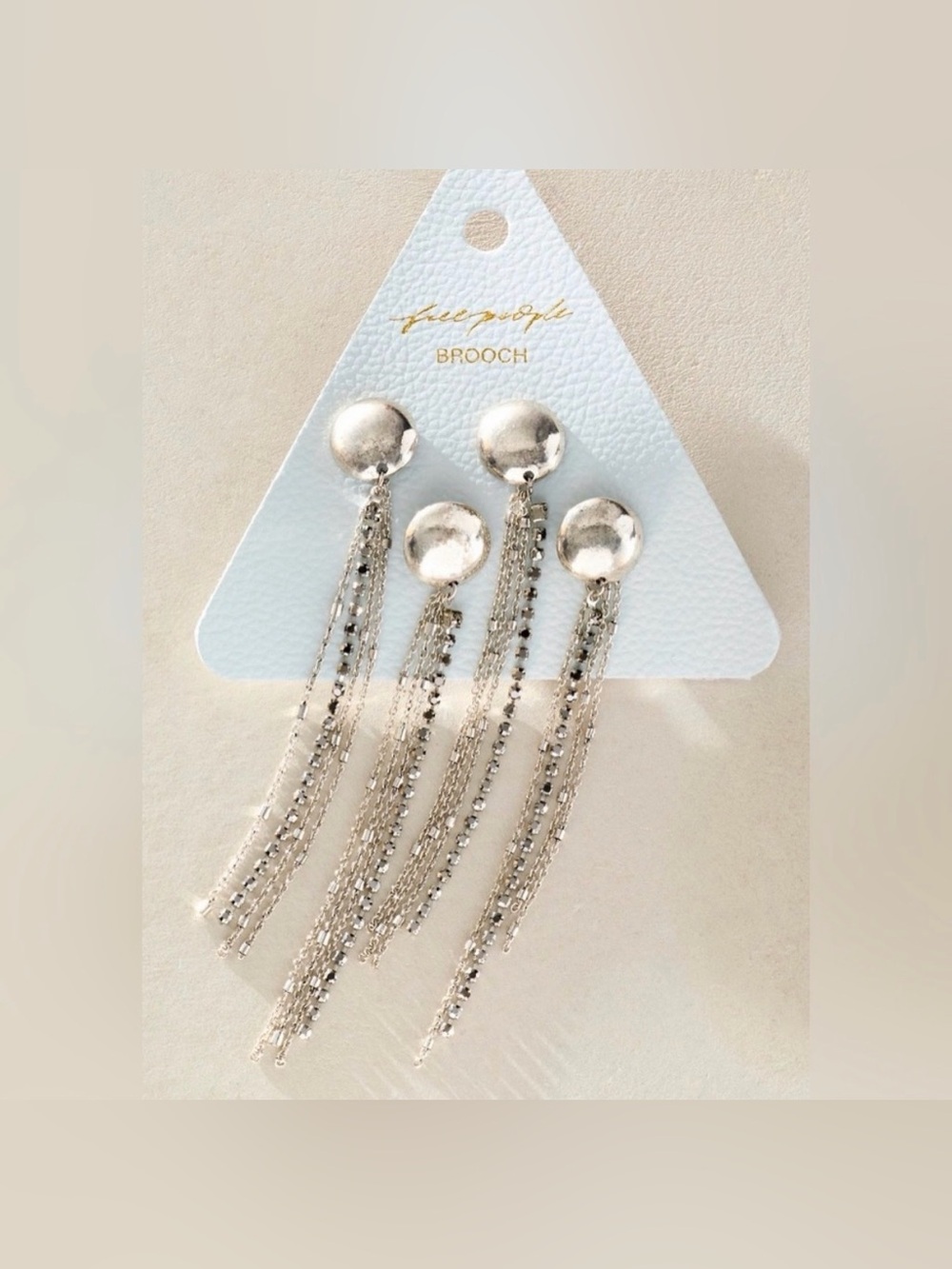 Free People Brandy Fringe Pin Set Brooch $30 NWT